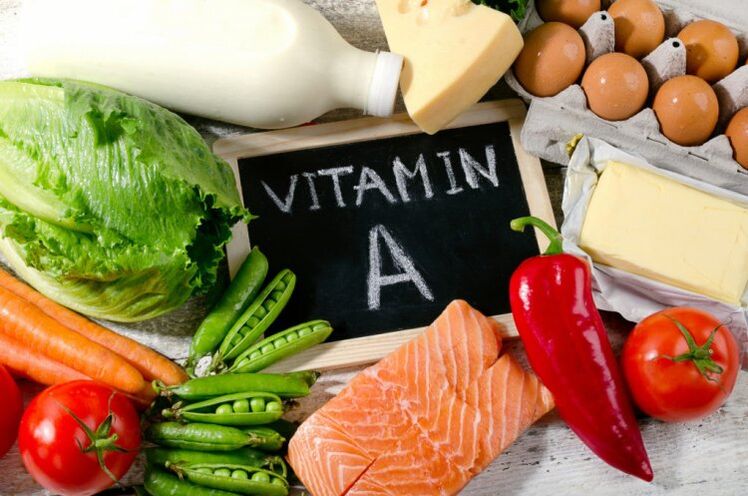 vitamin A dina produk pikeun potency
