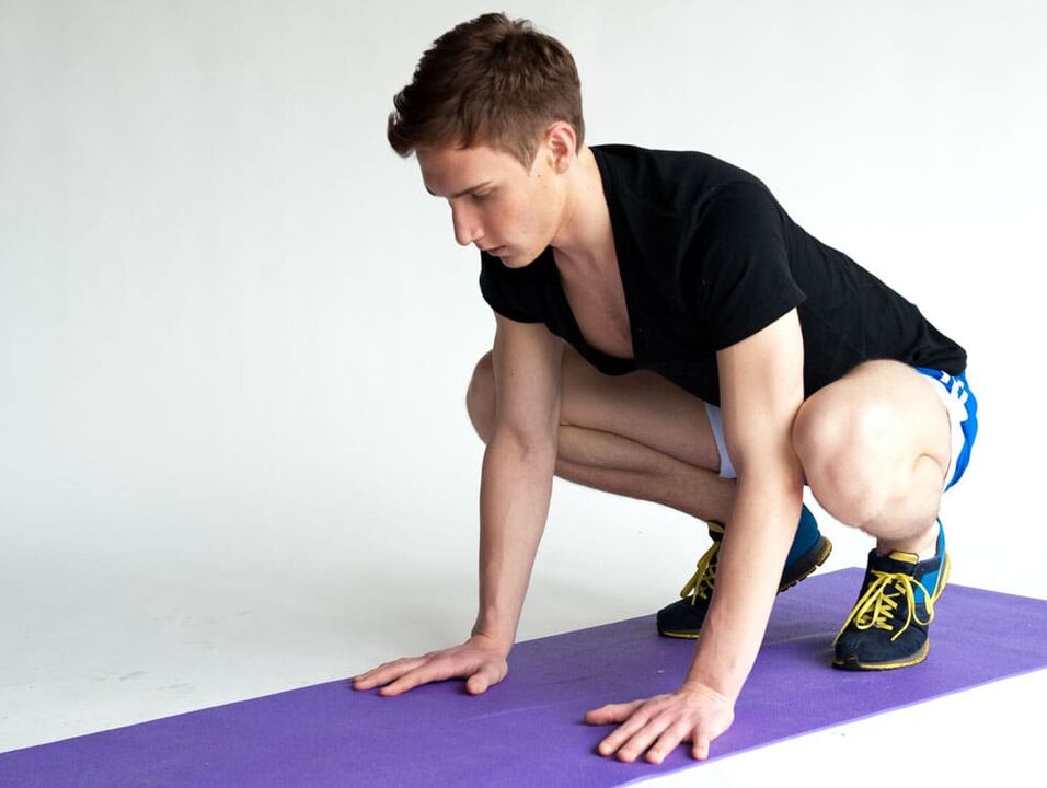 Latihan Bangkong pikeun digawé otot wewengkon pelvic lalaki
